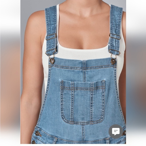 Venus Distressed Denim Overalls - Picture 3 of 6
